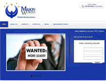 Tablet Screenshot of masonworksmarketing.com